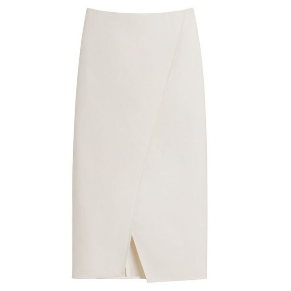 NEW Cuyana Cotton Twill Paneled Skirt